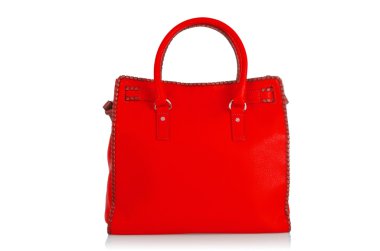 Beyaz tenli zarif kadın çantası.