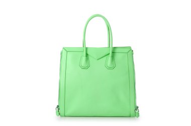 Beyaz tenli zarif kadın çantası.