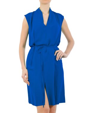 Beyaz modelli moda konsepti
