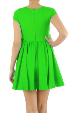 Beyaz modelli moda konsepti