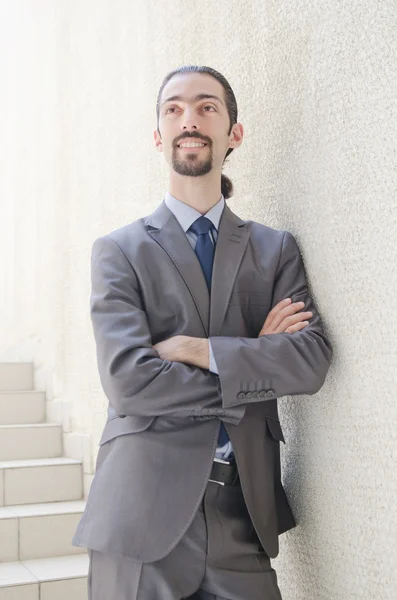 Young businessman on the street — Stock Photo, Image