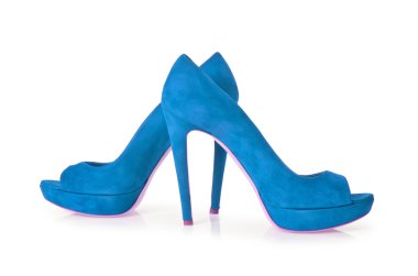 Kadın ayakkabıları beyazda izole edilmiş