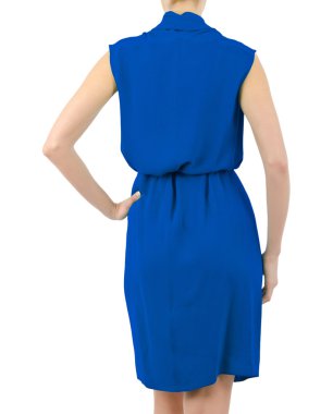 Beyaz modelli moda konsepti