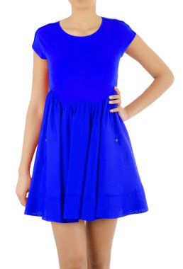 Beyaz modelli moda konsepti