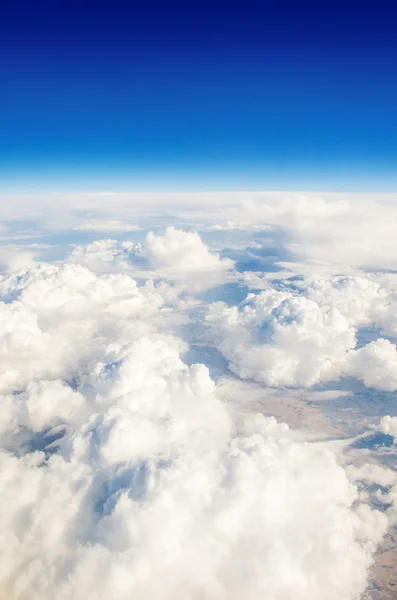 Nubes tomadas de la aeronavegabilidad — Foto de Stock