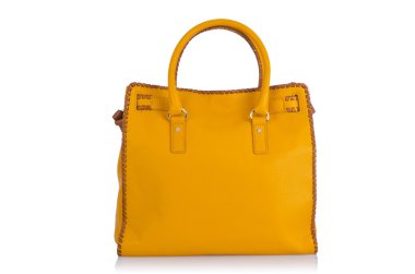 üzerinde beyaz izole hoş şık bayan çanta