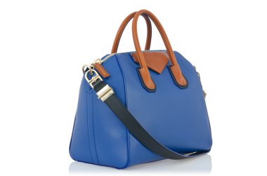 üzerinde beyaz izole hoş şık bayan çanta