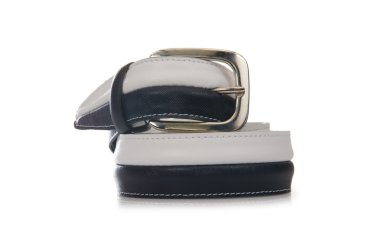 erkek zarif kemer üzerinde beyaz izole