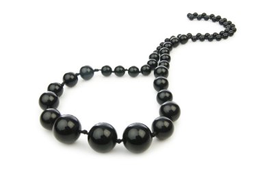 güzel necklase üzerinde beyaz izole