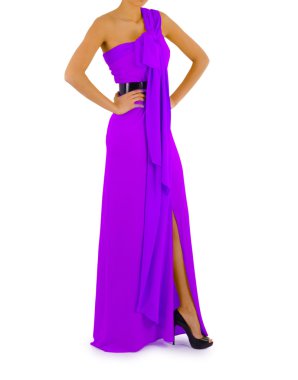 Beyaz modelli moda konsepti