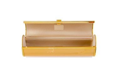 üzerinde beyaz izole hoş şık bayan çanta