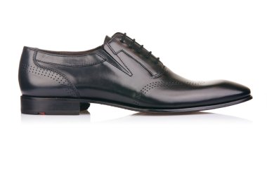 Beyaz erkek ayakkabılı moda konsepti