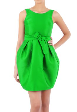 Beyaz modelli moda konsepti