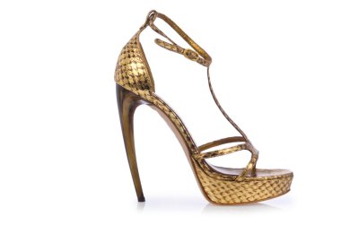 beyaz izole kadın ayakkabı