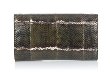 üzerinde beyaz izole hoş şık bayan çanta