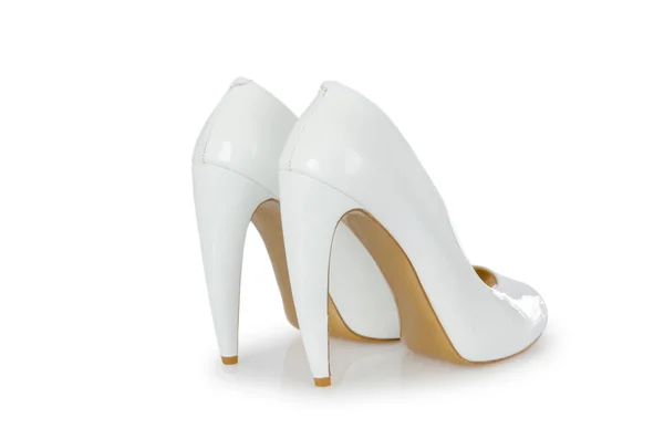 Niza zapatos de mujer aislados en blanco — Foto de Stock