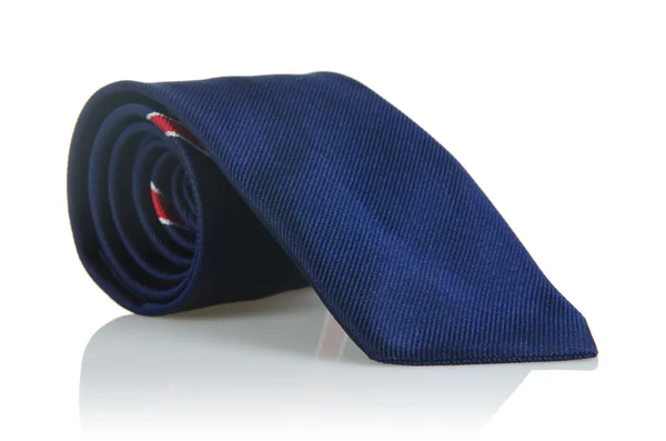 Elegancki krawat mężczyzna jedwabiu (krawat) biały — Zdjęcie stockowe