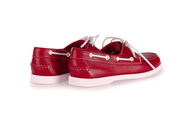 Beyaz erkek ayakkabılı moda konsepti