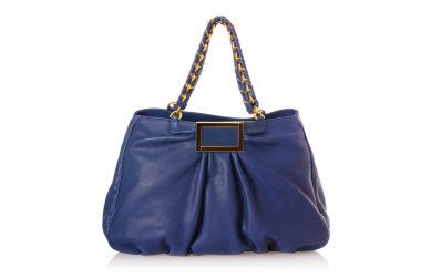 üzerinde beyaz izole hoş şık bayan çanta