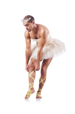 komik kavramı içinde kas bale sanatçısı