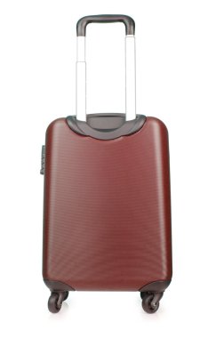 Beyaz arka plan üzerinde izole seyahat Bagaj
