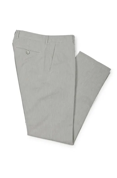 Concepto de moda con pantalones en blanco — Foto de Stock
