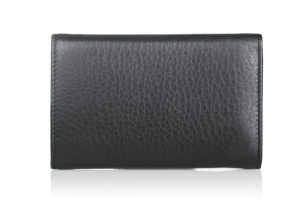 Leather wallet isolated on the white — Stock Photo, Image