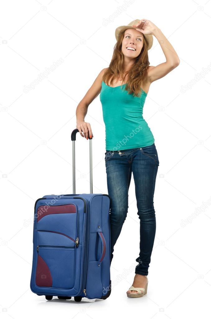 Young woman ready for summer vacation