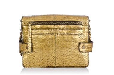 üzerinde beyaz izole hoş şık bayan çanta