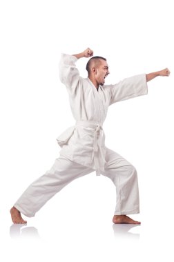 Karate dövüş sanatları savaşçı