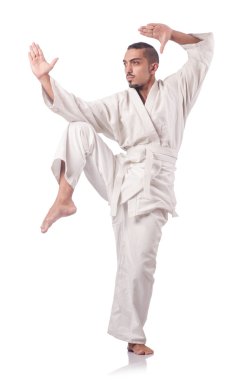 Karate dövüş sanatları savaşçı