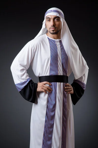 Arap işadamı üzerinde beyaz izole — Stok fotoğraf