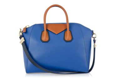 üzerinde beyaz izole hoş şık bayan çanta