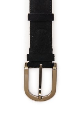 erkek zarif kemer üzerinde beyaz izole