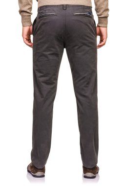 Beyaz pantolonlu moda konsepti