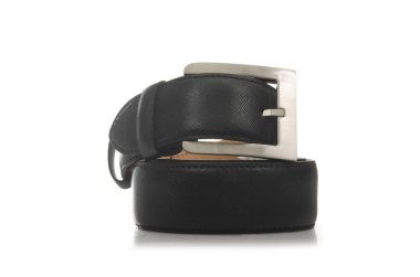 erkek zarif kemer üzerinde beyaz izole