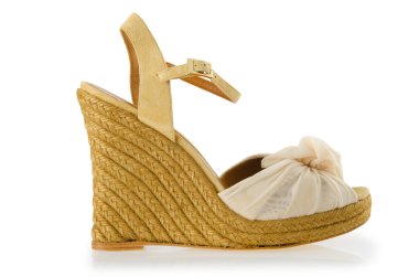 beyaz izole kadın ayakkabı