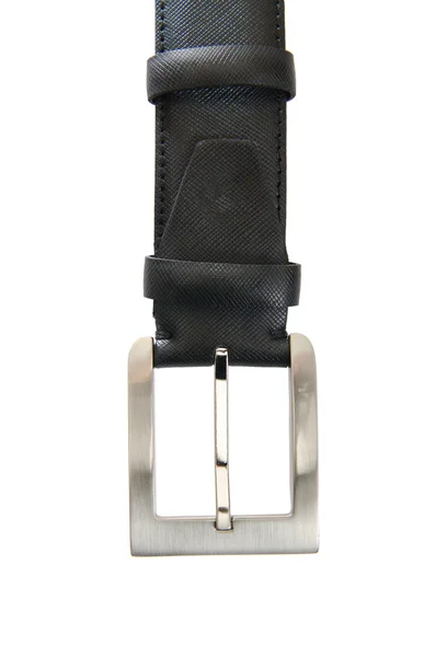 Cintura elegante maschile isolata sul bianco — Foto Stock