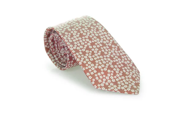 Zarif ipek erkek kravat (kravat) beyaz — Stok fotoğraf