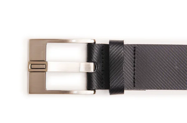 Cinturón elegante masculino aislado en el blanco —  Fotos de Stock