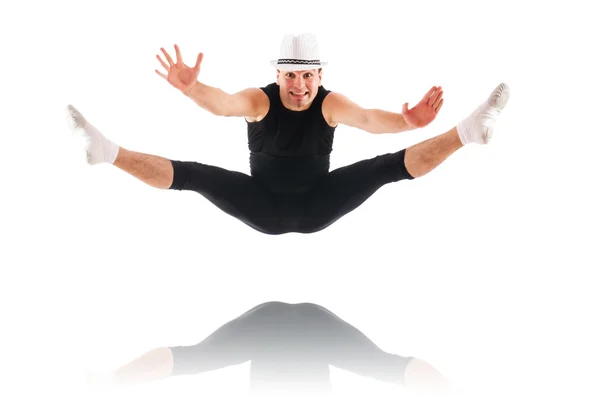 Dancer isolated on the white background — Stock Photo, Image