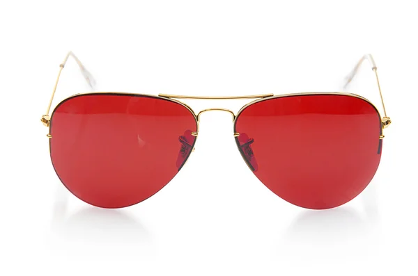 흰 색안경으로 분리되어 있는우아 한 선글라스 — 스톡 사진