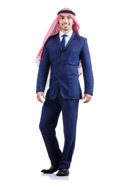 Арабські бізнесмен, ізольовані на білому — стокове фото