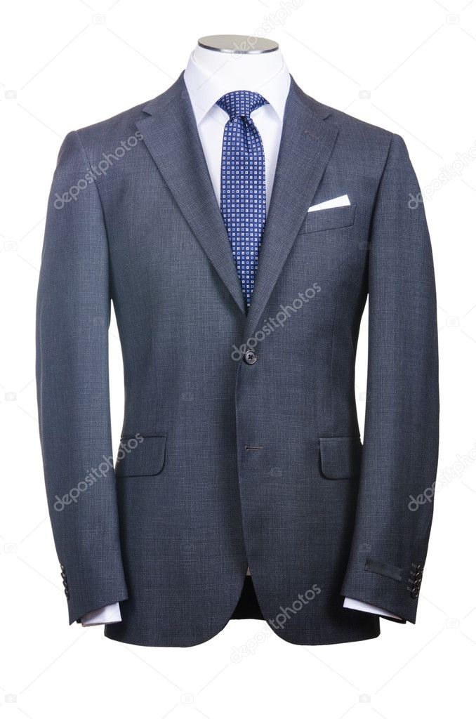 Formal suit in fashion concept