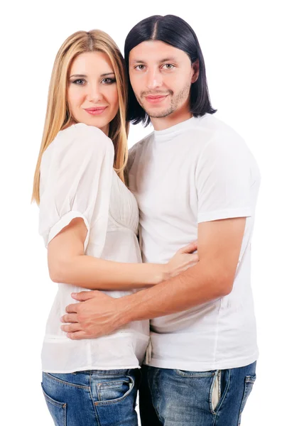 Pair of man and woman in love — Stock Photo, Image