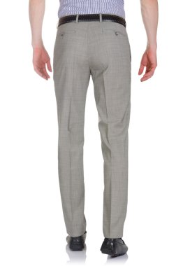 Beyaz pantolonlu moda konsepti