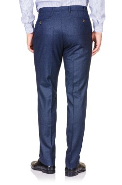 Beyaz pantolonlu moda konsepti