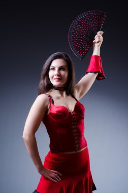 kadın dansçı İspanyol dansları