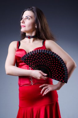 kadın dansçı İspanyol dansları