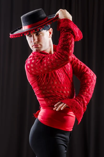 Adam İspanyol dansları dans Studio — Stok fotoğraf